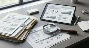 Editorial illustration of complaint records, withdrawal status and source verification